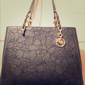 MICHAEL KORS SOFIA  Leather Tote